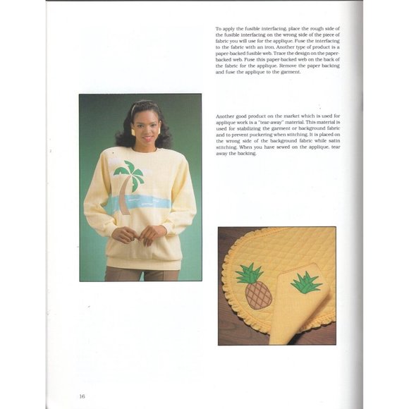 Applique The Kwik Sew Way Kerstin Martensson & UNCUT Master Sewing Patterns 1988 - Picture 7 of 10